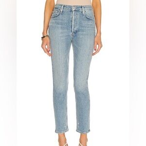 Agolde Nico High Rise Slim Fit Jeans Embark Size 27